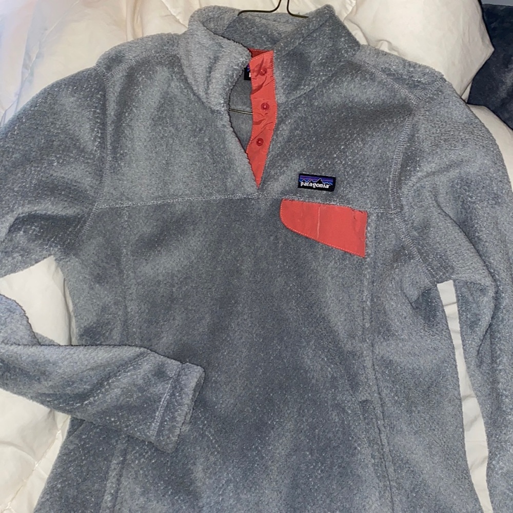Womens patagonia snap T fleece pullover